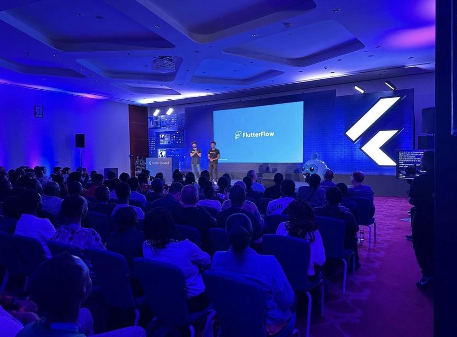 Audience at Flutter Forward by Google in Nairobi